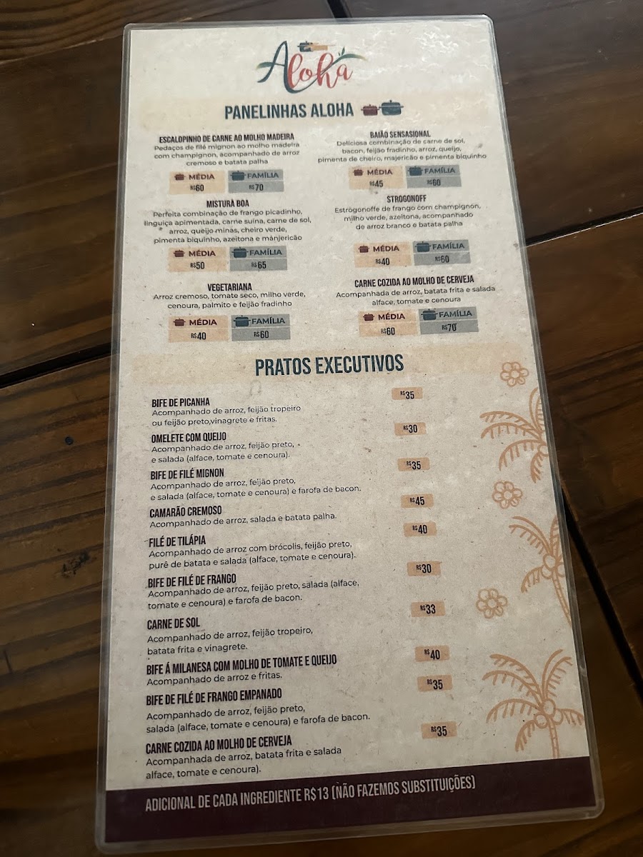 Menu Aloha Restaurant-3