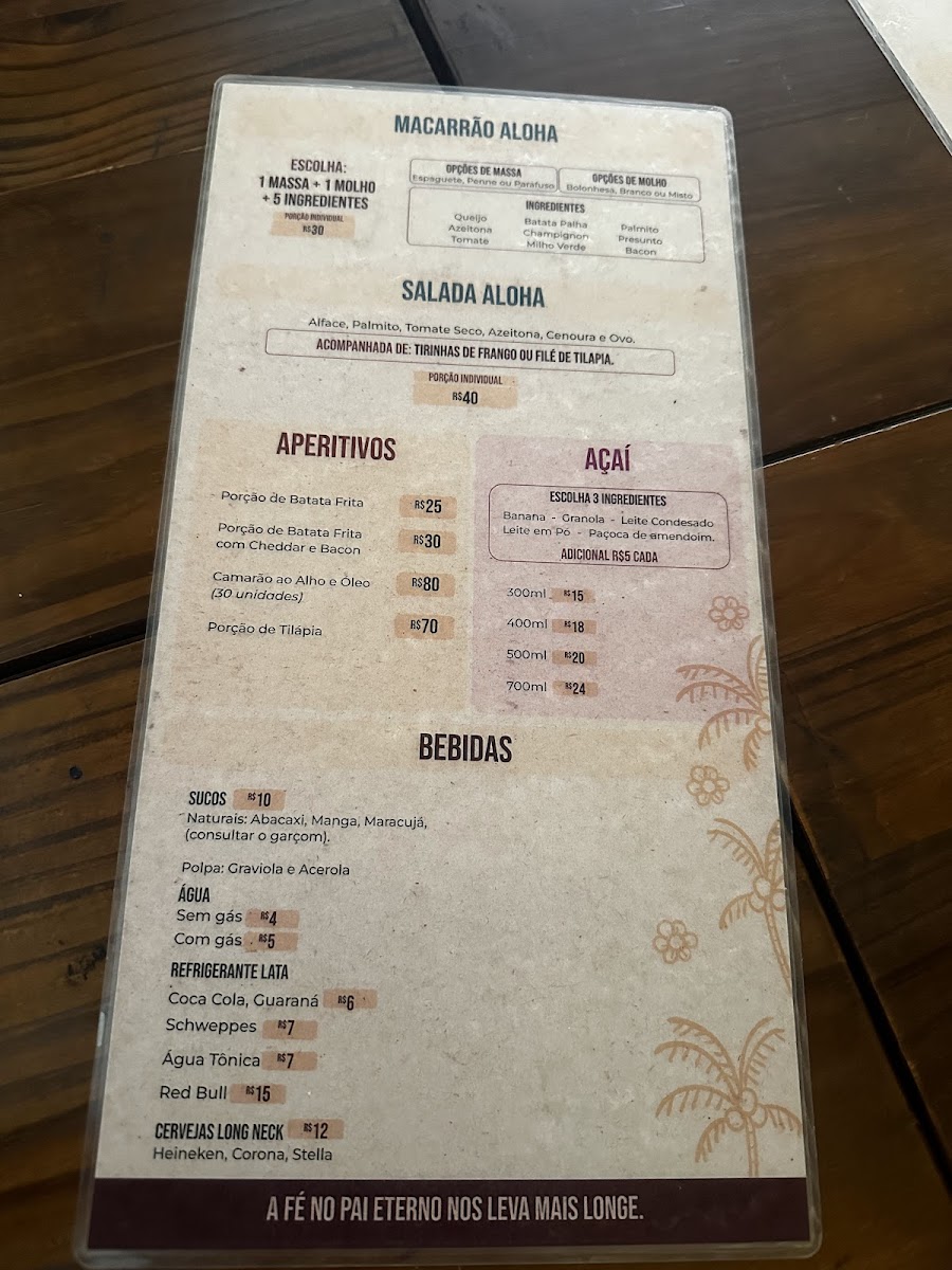 Menu Aloha Restaurant-4