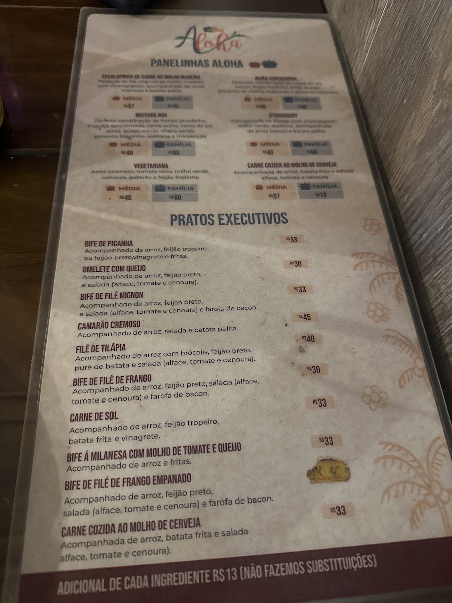 Menu Aloha Restaurant-5