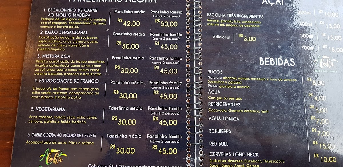 Menu Aloha Restaurant-9